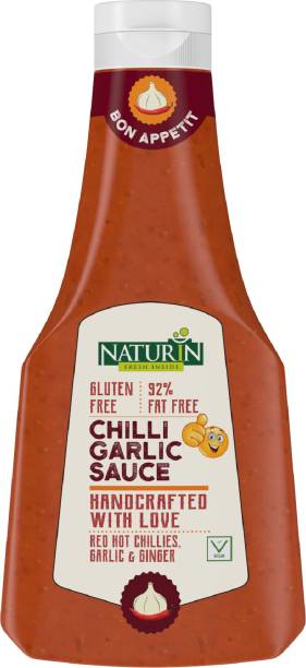 Naturin Chilli Garlic Sauce | 100% Vegetarian | Hot & Spicy sauce Sauce