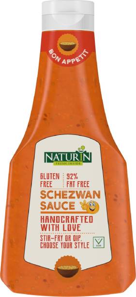 Naturin Schezwan Sauce | 100% Vegetarian | Great for Stir-Frys, Marination & Dip Sauce