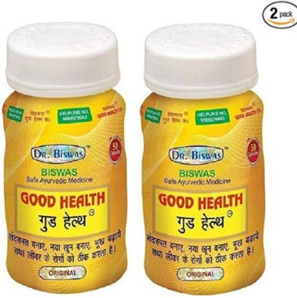 Dr. Biswas Good Health Ayurvedic Capsules for Weight Gain (Pack of 2)