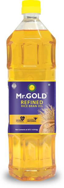 Mr.Gold 1L Refined Rice Bran Oil PET Bottle