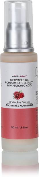 lushlily Grape Seed Oil Pomegranate Extract & Hyaluronic Acid Under Eye Serum Soothing