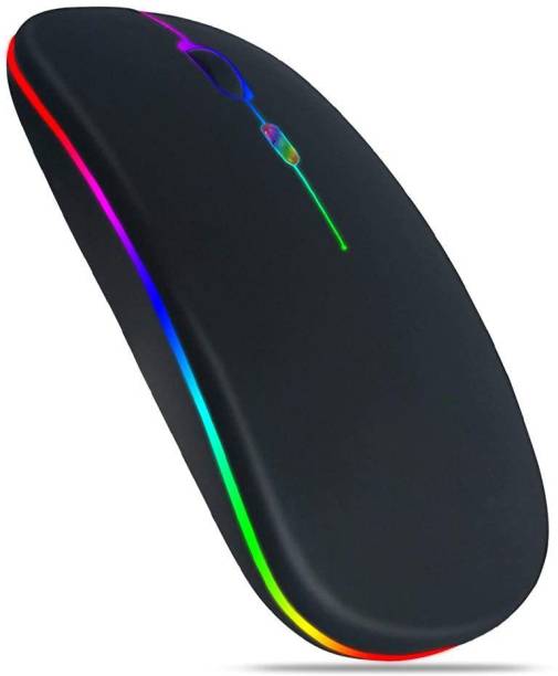 X88 Pro LED Wireless Mouse, Rechargeable Slim Silent Mouse 2.4G Portable Gaming Mouse Wireless Optical  Gaming Mouse