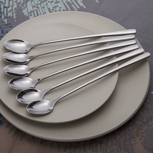 Convay 6 long spoon Stainless Steel Ice Tea Spoon, Measuring Spoon Set