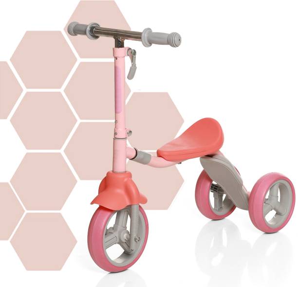 KROOH Scooter for Kids 3 Wheeler Foldable Kick Skating Cycle with Brake
