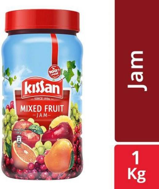 Kissan Mixed Fruit Jam with Real Fruit Pulp 1 kg