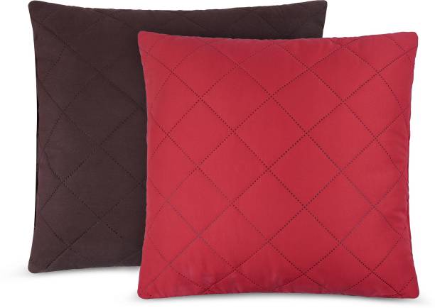 Pretty House Microfibre Solid Cushion Pack of 2