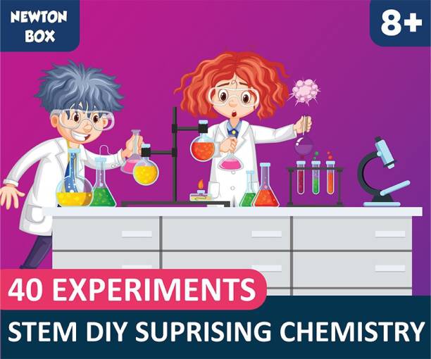 Little Olive Newton Box 40 chemistry experiment kit |Toys for boys and girls aged 8+ years
