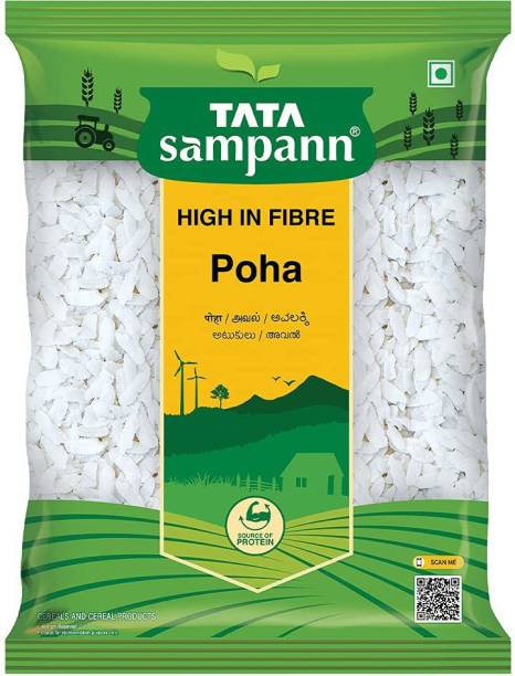 Tata poha High In Fibre Poha (Medium Grain, Raw)