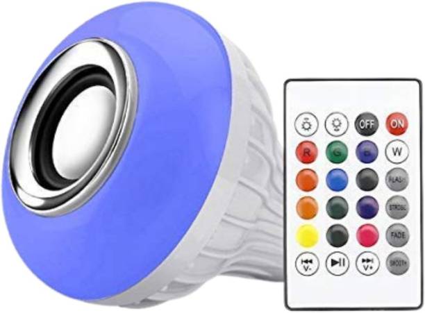 REZEK 13 Color RGB Light LED Bub with Bluetooth Speaker Music Bulb Smart Lighting LED Smart Bulb