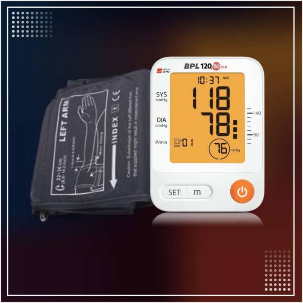 BPL Medical Technologies 120/80 B10 Automatic Blood Pressure Monitor (White) Bp Monitor