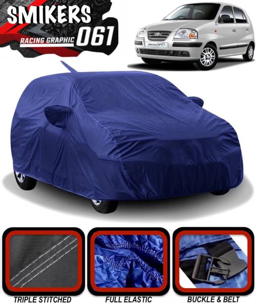 SMIKERS Car Cover For Hyundai Santro Xing (With Mirror Pockets)