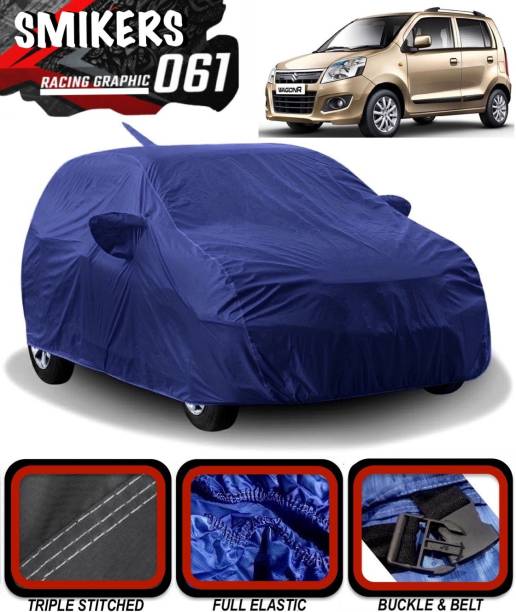 SMIKERS Car Cover For Maruti Suzuki WagonR (With Mirror Pockets)