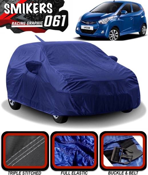SMIKERS Car Cover For Hyundai Eon (With Mirror Pockets)