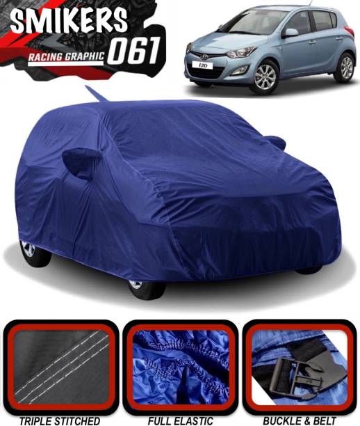 SMIKERS Car Cover For Hyundai i20 (With Mirror Pockets)