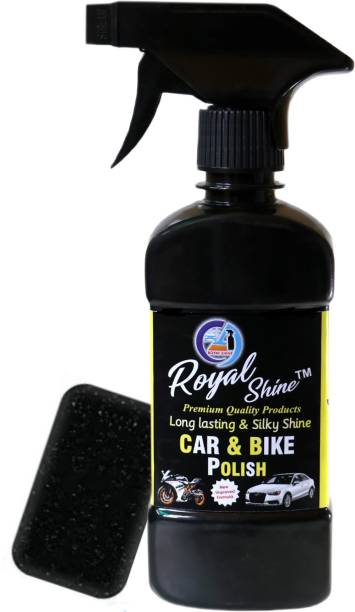 Royal Shine Liquid Car Polish for Dashboard, Bumper, Exterior, Metal Parts, Headlight, Windscreen, Chrome Accent