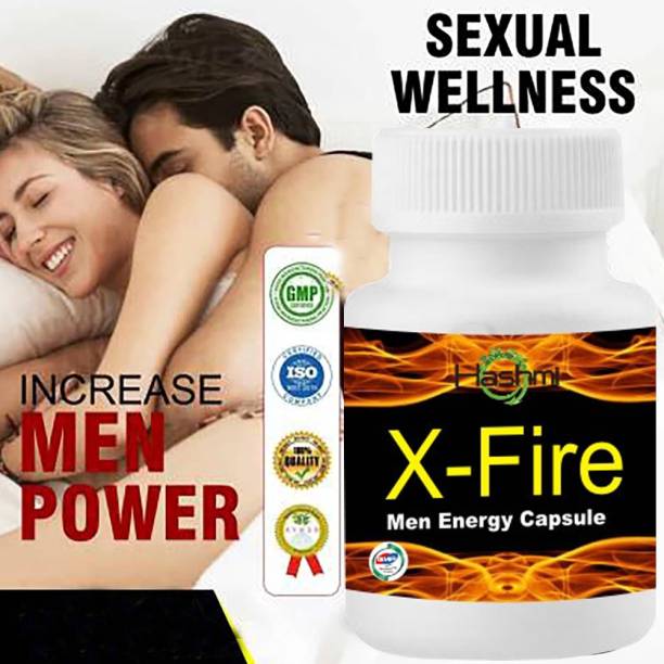 Hashmi X-fire 20 Wellness Capsules for Men | Helpsto Build Strength Power & Energy