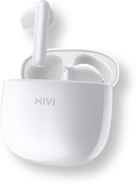 Mivi DuoPods F40 with 50 Hrs Playtime I13mm Drivers|Made in India| Deep Bass Bluetooth Headset
