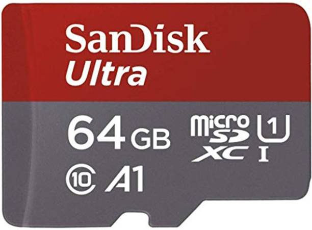 SanDisk A1 SDHC UHS-1 Ultra 64 GB MicroSDHC Class 10 120 MB/s  Memory Card