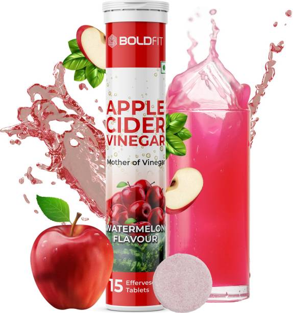 BOLDFIT Apple Cider Vinegar for Weight Loss Tablet Acv Tablet with Mother Effervescent Vinegar