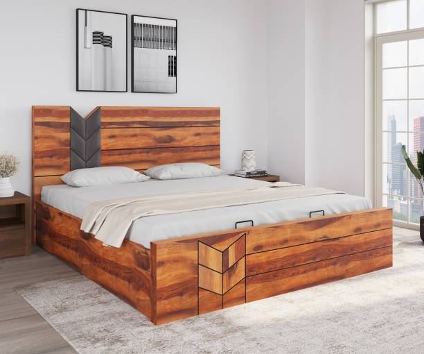 @Home by nilkamal Ankara Engineered Wood King Hydraulic Bed