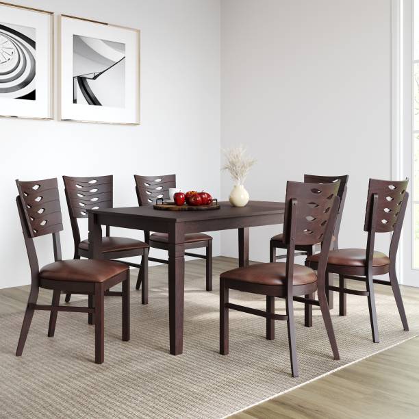 6 Seater Round Dining Tables Sets, Glass Dining Room Table Set For 6 With Drawers