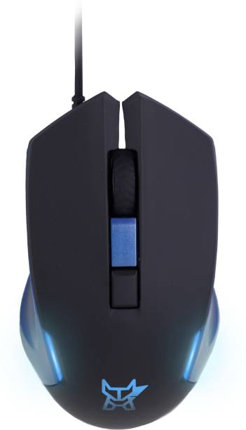 Arctic Fox Wired USB Gaming Mouse with Breathing Lights and DPI Upto 3600 Wired Optical  Gaming Mouse