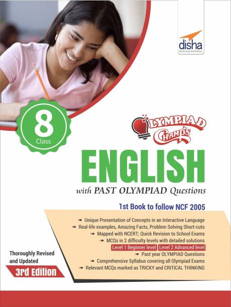 Olympiad Champs English Class 8 with Past Olympiad Questions 3rd Edition