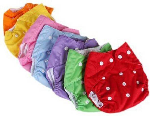NIMMZ Washable Cloth Diaper Adjustable Snap Nappy Reusable Cloth Diapers - M - L