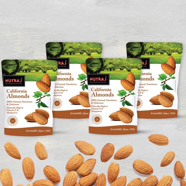 Nutraj California Almonds 800gm (200g X 4) Almonds