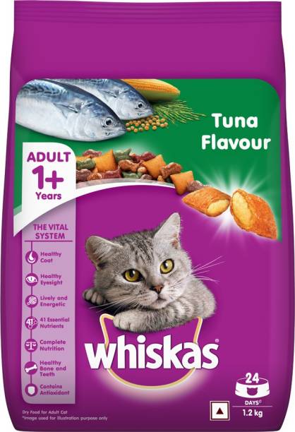 Whiskas (+1 year) Tuna 1.2 kg Dry Adult Cat Food