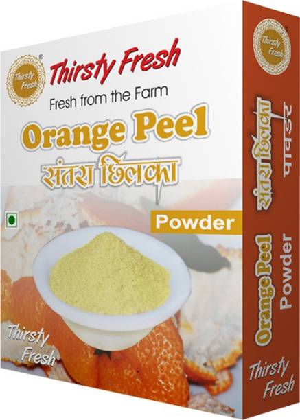 Thirsty Fresh Orange Peel Powder – Herbal Ready to Use for Hair, Face & Skin Whitening