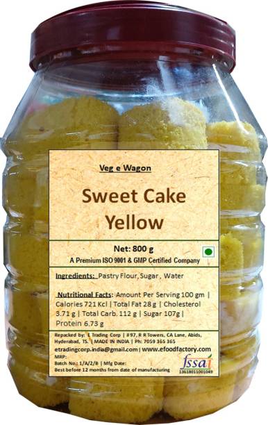 Veg E Wagon Sweet Cake Yellow Plastic Bottle