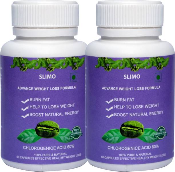 Sheopals SLIMO Advance Weight Loss Formula with Green Coffee Extract (2 Month Pack)