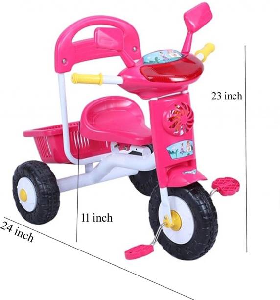 RFL Rocket Tricycle with Anti-Slip Pedals – Age 1-4 Yea...