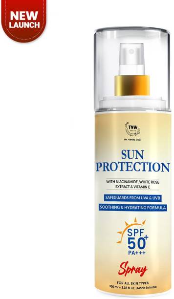 TNW - The Natural Wash Sun Protection With Niacinamide, White Rose Extract & Vitamin E | SPF 50 Spray - SPF 50+ PA+++