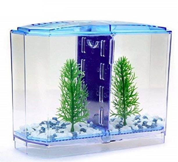 PREMIER PLANTS DOUBLE BETTA HOUSE Rectangle Aquarium Tank