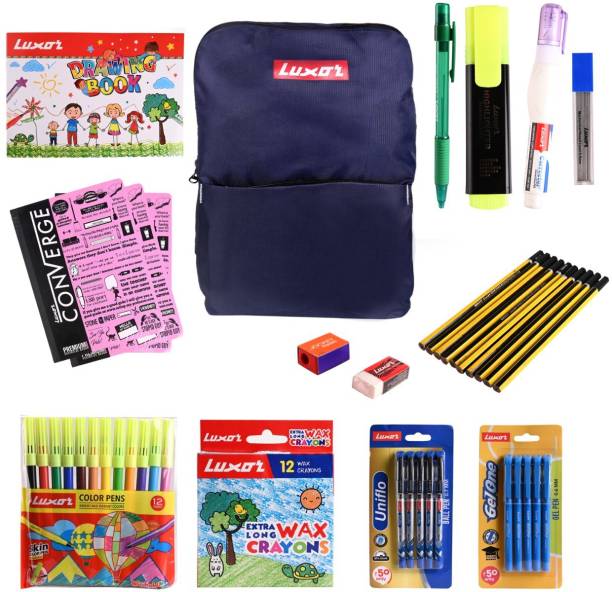 LUXOR All-In-One Stationery & Art Kit