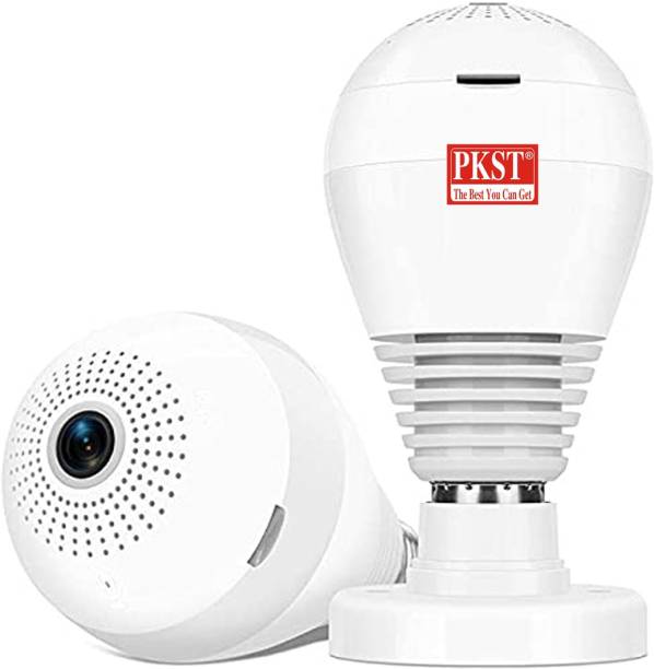 PKST V380 Pro Eyeball 360° Panoramic Wireless CCTV Camera and Smart LED Bulb Security Camera