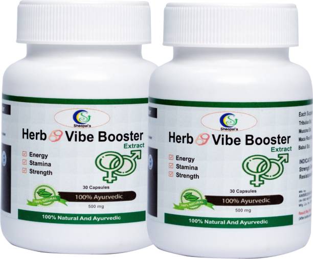 Sheopals Herb 69 Vibe Booster Stamina Capsules With Ayurveda Formula (2 month Pack)