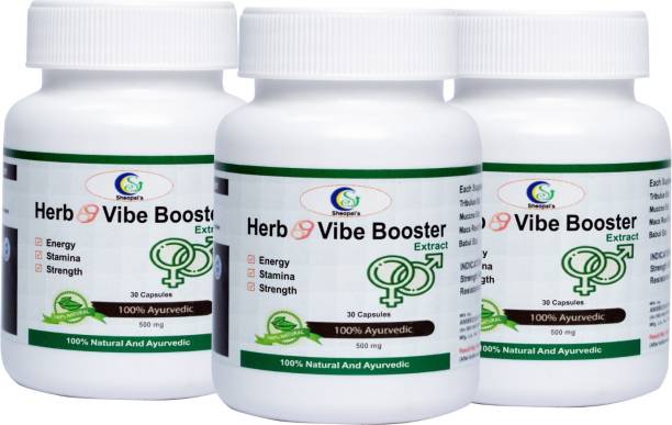 Sheopals Herb 69 Vibe Booster shilajeet capsule for Men - Pack of 3