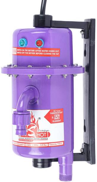 Mr.SHOT 1 L Instant Water Geyser (Mr.SHOT® CLASSIC AUTOMATIC, Purple)
