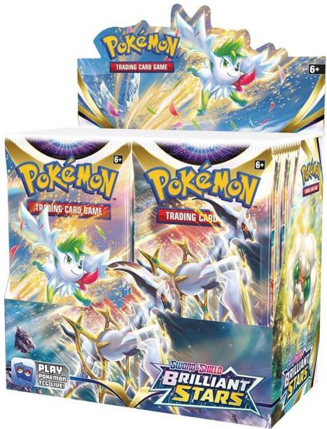 FEDOY PokeMon Trading Card Game Sword & Shield Brilliant Starts 36 Booster Packs