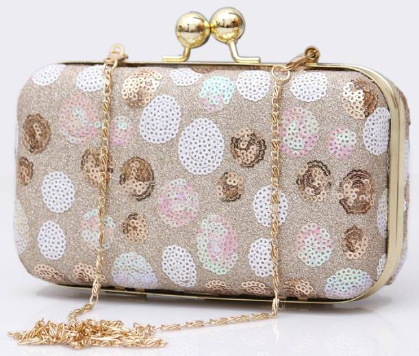 Party Gold  Clutch Price in India