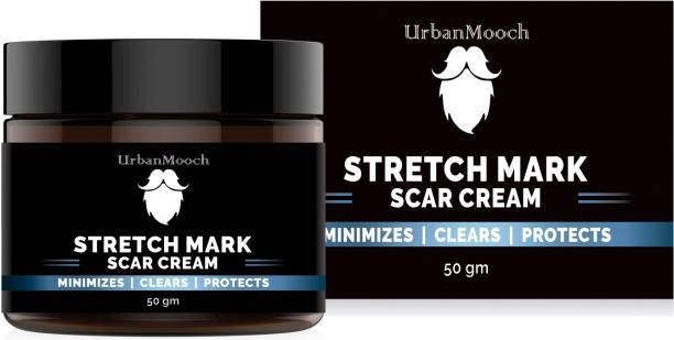 UrbanMooch Stretch Marks Cream for Reducing Stretch Marks & Scars for Men, 50gm