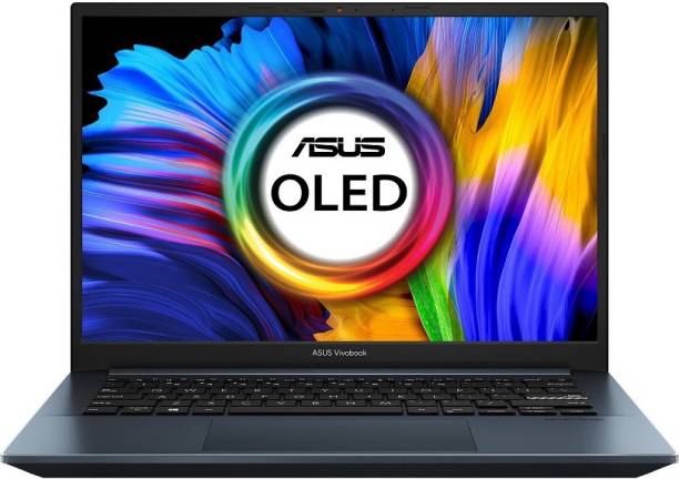 ASUS Vivobook Pro 14 OLED (2021) Ryzen 7 Octa Core 5800H - (16 GB/512 GB SSD/Windows 10 Home/4 GB Graphics/NVIDIA GeForce RTX RTX 3050/90 Hz) M3401QC-KM045TS Creator Laptop