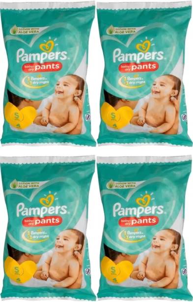Pampers Baby-Dry Pants Dipers S - 4 - S