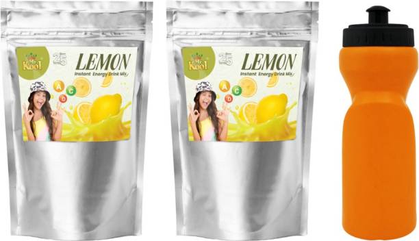 Mr.Kool Refreshing Lemon Instant Drink Mix Powder 400gm Combo Energy Drink
