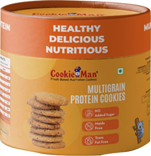 Cookieman Sugarless Multigrain Protein Cookies - 200g Cookies