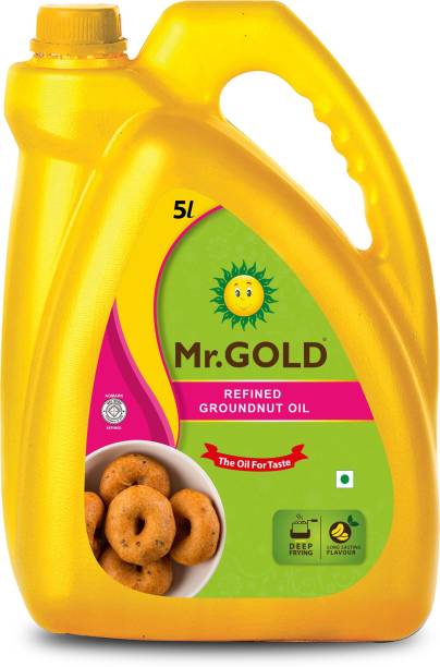 Mr.Gold 5L Refined Groundnut Oil Can