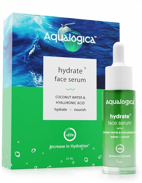 Aqualogica Hydrate+ Face Serum for Dewy & Plump Skin with Coconut Water & Hyaluronic Acid